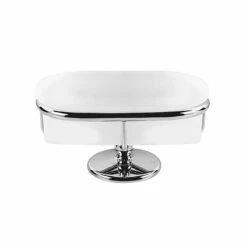 Oldfashionedbathrooms Store -Oldfashionedbathrooms Store Thomas Crapper Elegant Freestanding Soap Dish Chrome