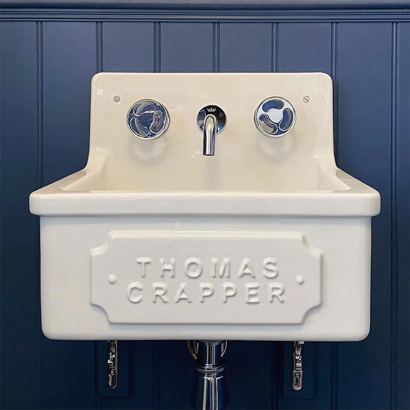 Thomas Crapper Horton Cloakroom Basin Set 2 Thomas Crapper Horton Cloakroom Basin Set - Image 2