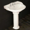 Thomas Crapper Marlborough Round Basin & Pedestal | OFB