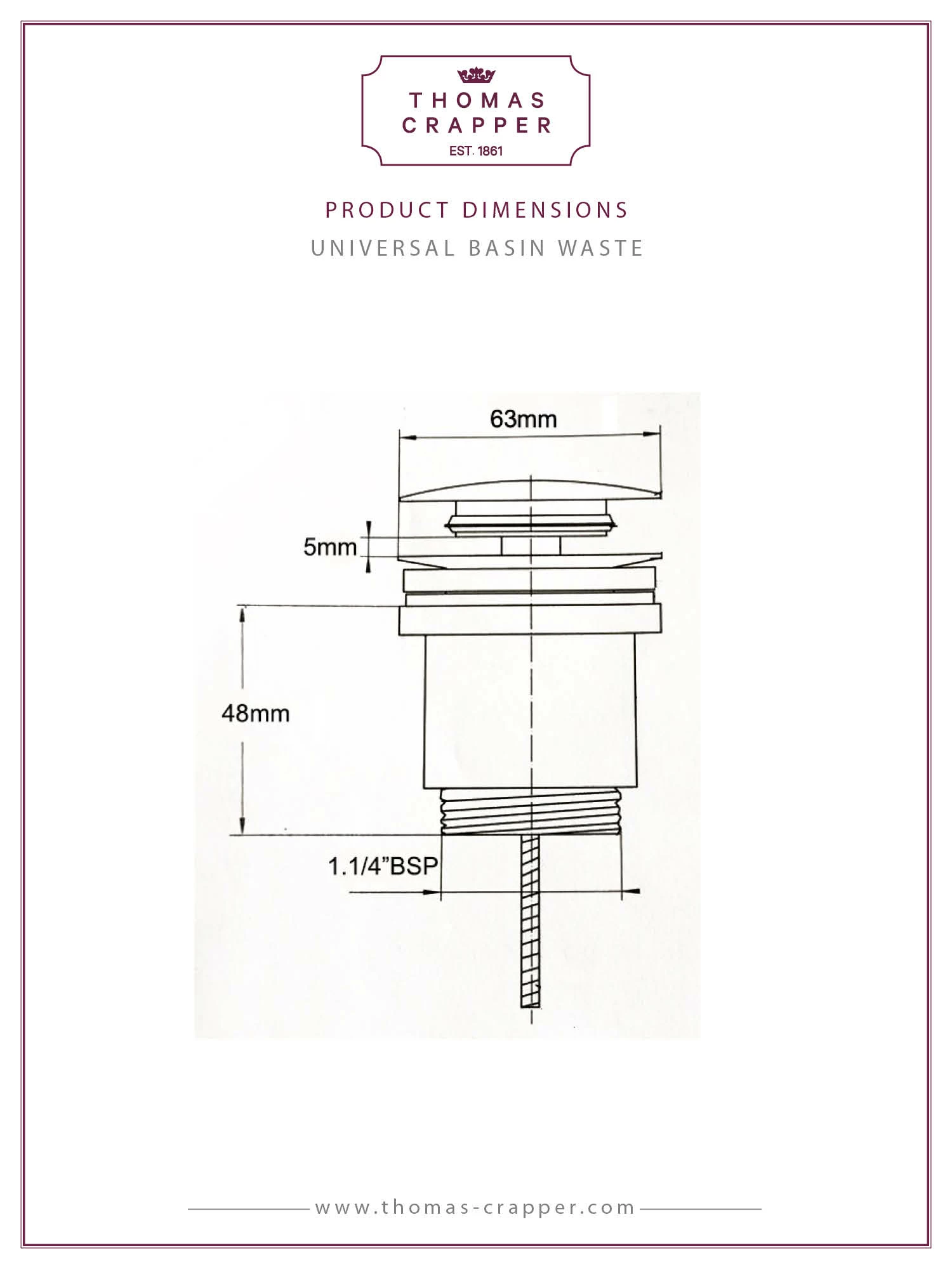 Thomas Crapper Horton Cloakroom Basin Set 15 Thomas Crapper Horton Cloakroom Basin Set - Image 15