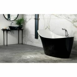 Victoria + Albert Amalfi Bath - Slipper 1632mm | OFB -Oldfashionedbathrooms Store Victoria Albert Amalfi Freestanding Modern Roll Top Bath Image6