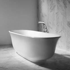 Victoria + Albert Amiata 1650 Bath - Double Ended 1645mm | Old Fashioned Bathrooms -Oldfashionedbathrooms Store Victoria Albert Amiata Freestanding Modern Roll Top Bath Image5