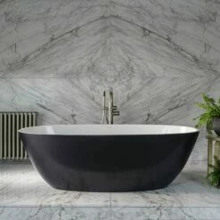 Victoria + Albert Barcelona Bath 1500 - Double Ended 1500mm | Old Fashioned Bathrooms -Oldfashionedbathrooms Store Victoria Albert Barcelona2 Freestanding Modern Roll Top Bath Image1