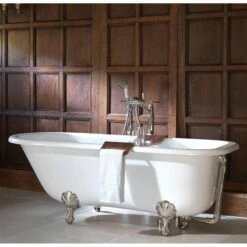 Victoria + Albert Hampshire Large Stone Bath -Oldfashionedbathrooms Store Victoria Albert Hampshire Freestanding Traditional Roll Top Bath Image1