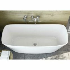 Victoria + Albert Trivento Bateau Bath | Old Fashioned Bathrooms -Oldfashionedbathrooms Store Victoria Albert Trivento Freestanding Modern Roll Top Bath Image3