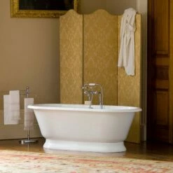 Victoria + Albert York Bath - Double Ended 1741mm | Old Fashioned Bathrooms -Oldfashionedbathrooms Store Victoria Albert York Freestanding Traditional Roll Top Bath Image2