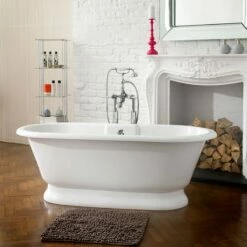 Victoria + Albert York Bath - Double Ended 1741mm | Old Fashioned Bathrooms -Oldfashionedbathrooms Store Victoria Albert York Freestanding Traditional Roll Top Bath Image3
