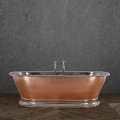 Oldfashionedbathrooms Store -Oldfashionedbathrooms Store Zille Bath 1940mm finished in copper leaf