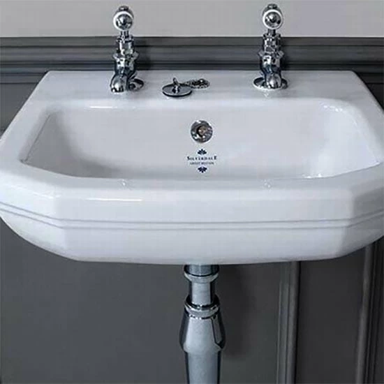 Empire Art Deco 450mm Cloakroom Basin | Old Fashioned Bathrooms 2 Empire Art Deco 450mm Cloakroom Basin | Old Fashioned Bathrooms - Image 2