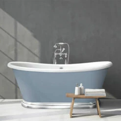 BC Designs Acrylic Boat Bath With Aluminium Plinth | OFB