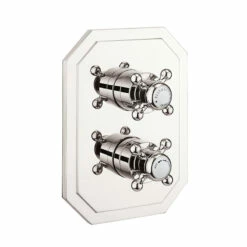 Belgravia Crosshead Thermostatic Shower Valve - 2 Outlet | OFB