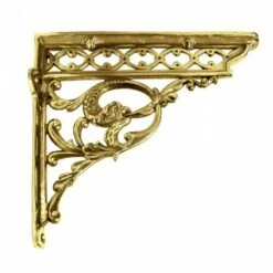 Serpent Design Basin Brackets (Pair) 328mm | Old Fashioned Bathrooms -Oldfashionedbathrooms Store brass serpent design shelf bracket 29 x 33cm 8