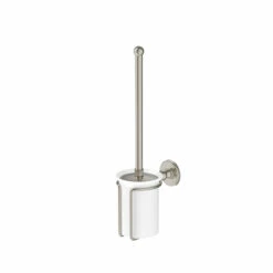 Burlington Toilet Brush And Holder From Burlington Traditional Accessories -Oldfashionedbathrooms Store burlington brusheed nickell toilet brush holder