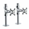Burlington Straight Radiator Valves With Chrome Finish | OFB