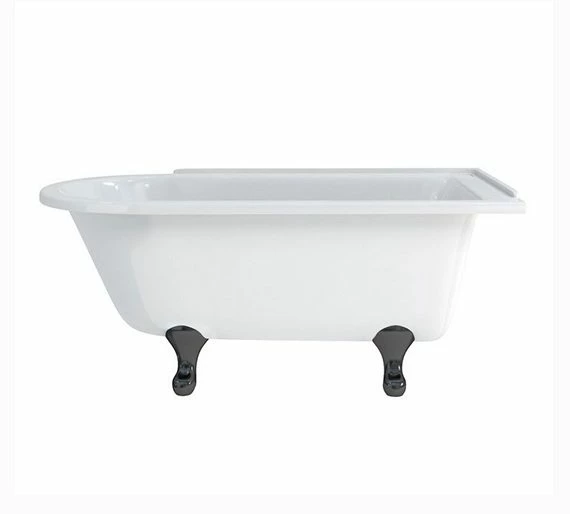 Burlington Hampton 150cm Right Handed Showering Bath With Standard Feet | Old Fashioned Bathrooms 2 Burlington Hampton 150cm Right Handed Showering Bath With Standard Feet | Old Fashioned Bathrooms - Image 2