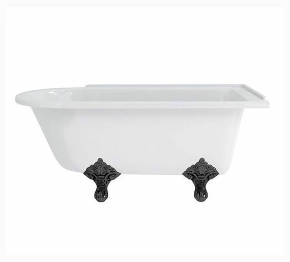 Burlington Hampton 150cm Right Handed Showering Bath With Standard Feet | Old Fashioned Bathrooms 3 Burlington Hampton 150cm Right Handed Showering Bath With Standard Feet | Old Fashioned Bathrooms - Image 3