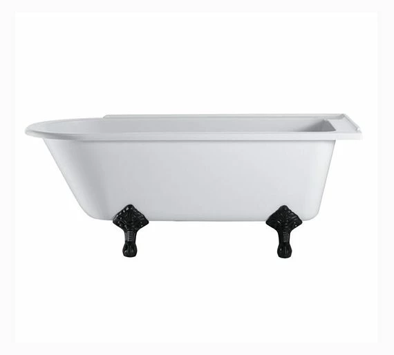Burlington Hampton 170cm Right Handed Showering Bath With Standard Feet | Old Fashioned Bathrooms 2 Burlington Hampton 170cm Right Handed Showering Bath With Standard Feet | Old Fashioned Bathrooms - Image 2