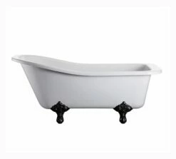 Burlington Harewood Slipper Bath With Standard Feet - 1690mm | Old Fashioned Bathrooms -Oldfashionedbathrooms Store burlington harewood slipper 170cm bath 3