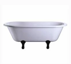 Burlington Windsor 170cm Double Ended Bath With Standard Feet | Old Fashioned Bathrooms -Oldfashionedbathrooms Store burlington windsor double ended 170cm bath 1