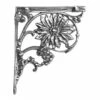 Sunflower Basin Brackets (Pair) 210mm | Old Fashioned Bathrooms