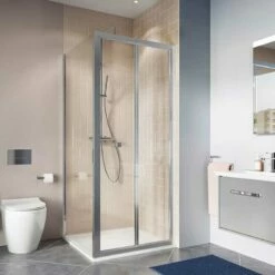 Crosswater 'Clear 6' Bi-fold Door & (Optional) Side Panel