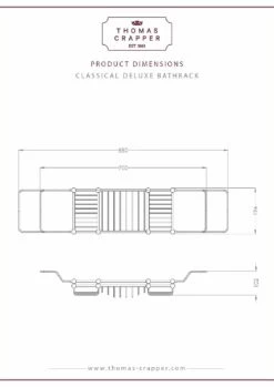 Thomas Crapper Classical Deluxe Bathrack | Old Fashioned Bathrooms -Oldfashionedbathrooms Store deluxe bathrack thomas crapper classical pdf