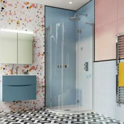 Crosswater ‘Design 8’ Quadrant Double Door Enclosure