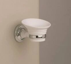 Edwards & Co Porcelain Soap Dish And Holder By Old Fashioned Bathrooms