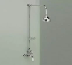 Edwards & Co Exposed Shower Valve And Shower Head - Old Fashioned Bathrooms