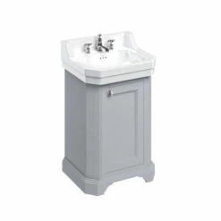 Burlington Edwardian 560mm Basin & Freestanding Cloakroom Vanity Unit -Oldfashionedbathrooms Store fc12g