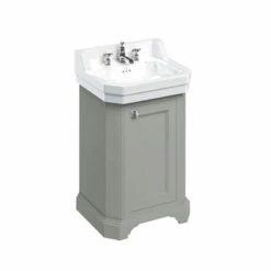 Burlington Edwardian 560mm Basin & Freestanding Cloakroom Vanity Unit -Oldfashionedbathrooms Store fc12o