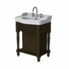 Foresters Period Oak Cabinet & 72cm Basin | Old Fashioned Bathrooms