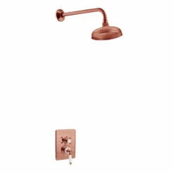 St James - 'Kit 4' Copper Concealed Shower | Shop Here