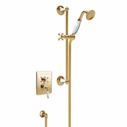 St James - 'Kit 5' Antique Gold Concealed Shower | Shop Here