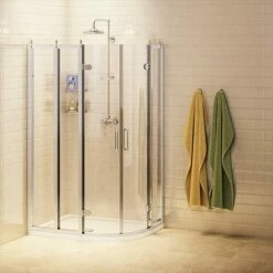 Burlington Traditional Offset Quadrant Shower Enclosure | OFB