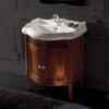 Retro 73cm Vanity Cabinet And Washbasin | Old Fashioned Bathrooms