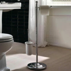 Sbordoni Freestanding Toilet Brush And Roll Holder | OFB