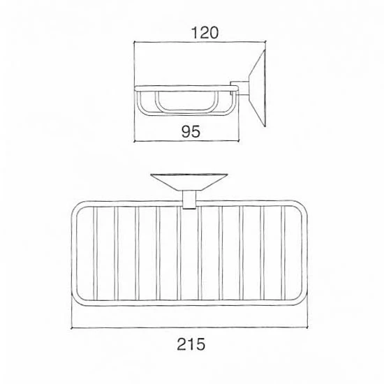 Flora Small Shower & Bath Rack By Old Fashioned Bathrooms 2 Flora Small Shower & Bath Rack By Old Fashioned Bathrooms - Image 2