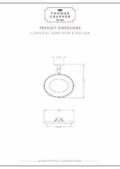 Thomas Crapper Classical Soap Dish & Holder | Old Fashioned Bathrooms -Oldfashionedbathrooms Store soap dish and holder thomas crapper classical pdf