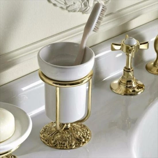 Flora Freestanding Tumbler By Old Fashioned Bathrooms 1 Flora Freestanding Tumbler By Old Fashioned Bathrooms