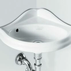 Old England Suffolk Corner Cloakroom Basin | Old Fashioned Bathrooms -Oldfashionedbathrooms Store suffolk corner basin3