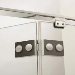 Crosswater 'Svelte 8' Hinged Door & (Optional) Side Panel -Oldfashionedbathrooms Store svelte hinged top hinge open w900 h900