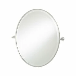 Thomas Crapper Classical Oval Tilt Mirror | Old Fashioned Bathrooms