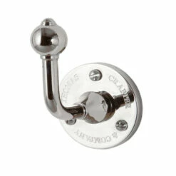 Thomas Crapper Classical Towel Hook | Old Fashioned Bathrooms