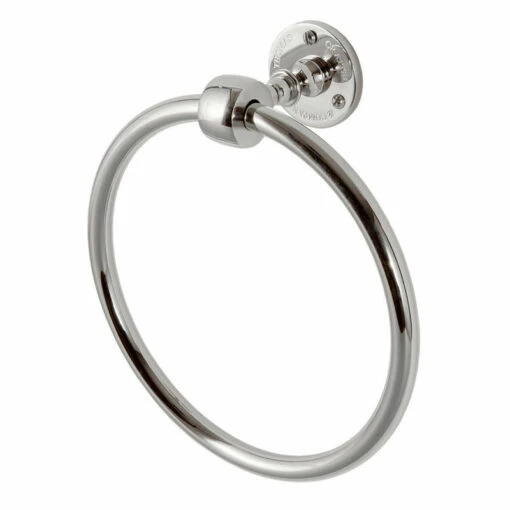 Thomas Crapper Classical Towel Ring | Old Fashioned Bathrooms -Oldfashionedbathrooms Store tc classic towel ring chrome