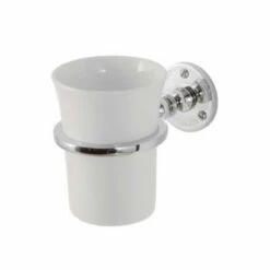 Thomas Crapper Classical Tumbler & Holder | Old Fashioned Bathrooms