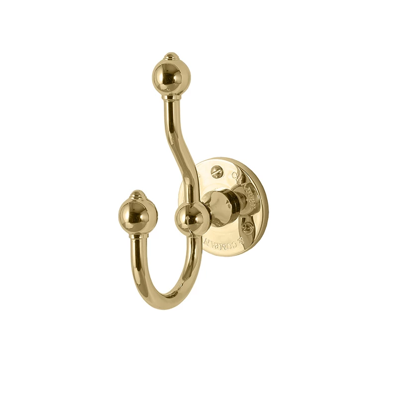 Thomas Crapper Classical Double Towel Hook | Old Fashioned Bathrooms 2 Thomas Crapper Classical Double Towel Hook | Old Fashioned Bathrooms - Image 2