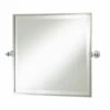 Thomas Crapper Classical Square Tilt Mirror | Old Fashioned Bathrooms