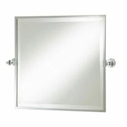 Thomas Crapper Classical Square Tilt Mirror | Old Fashioned Bathrooms