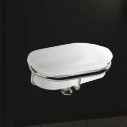 Thomas Crapper Elegant Wall Mounted Soap Dish | Old Fashioned Bathrooms